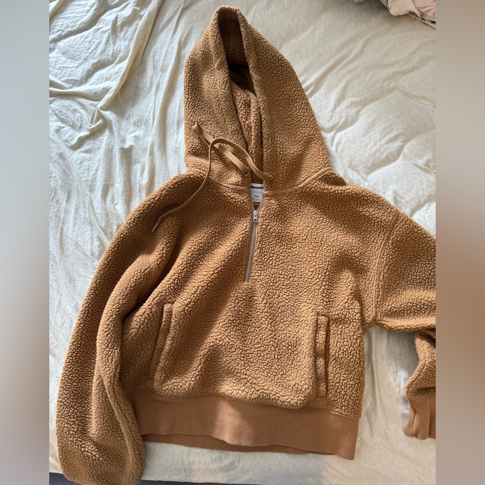 Club Monaco Tan Sherpa Jacket